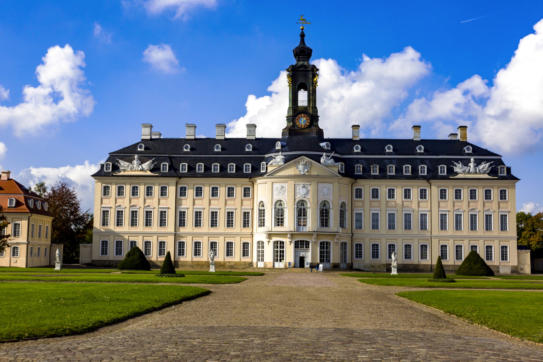 Schloss Hubertusburg von Wermsdorf in Sachsen