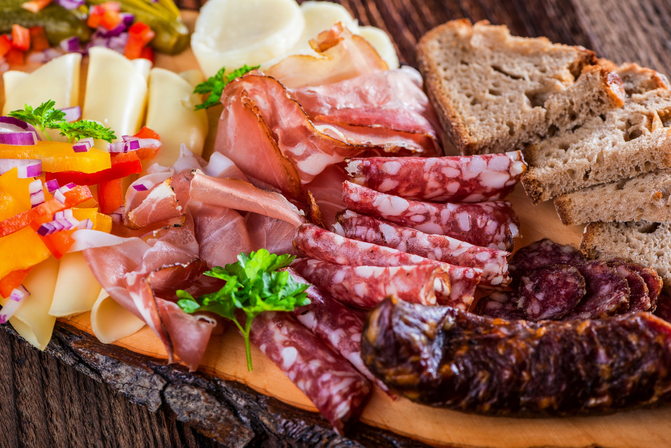 Brettljausn - Wurst- und Käse-Platte