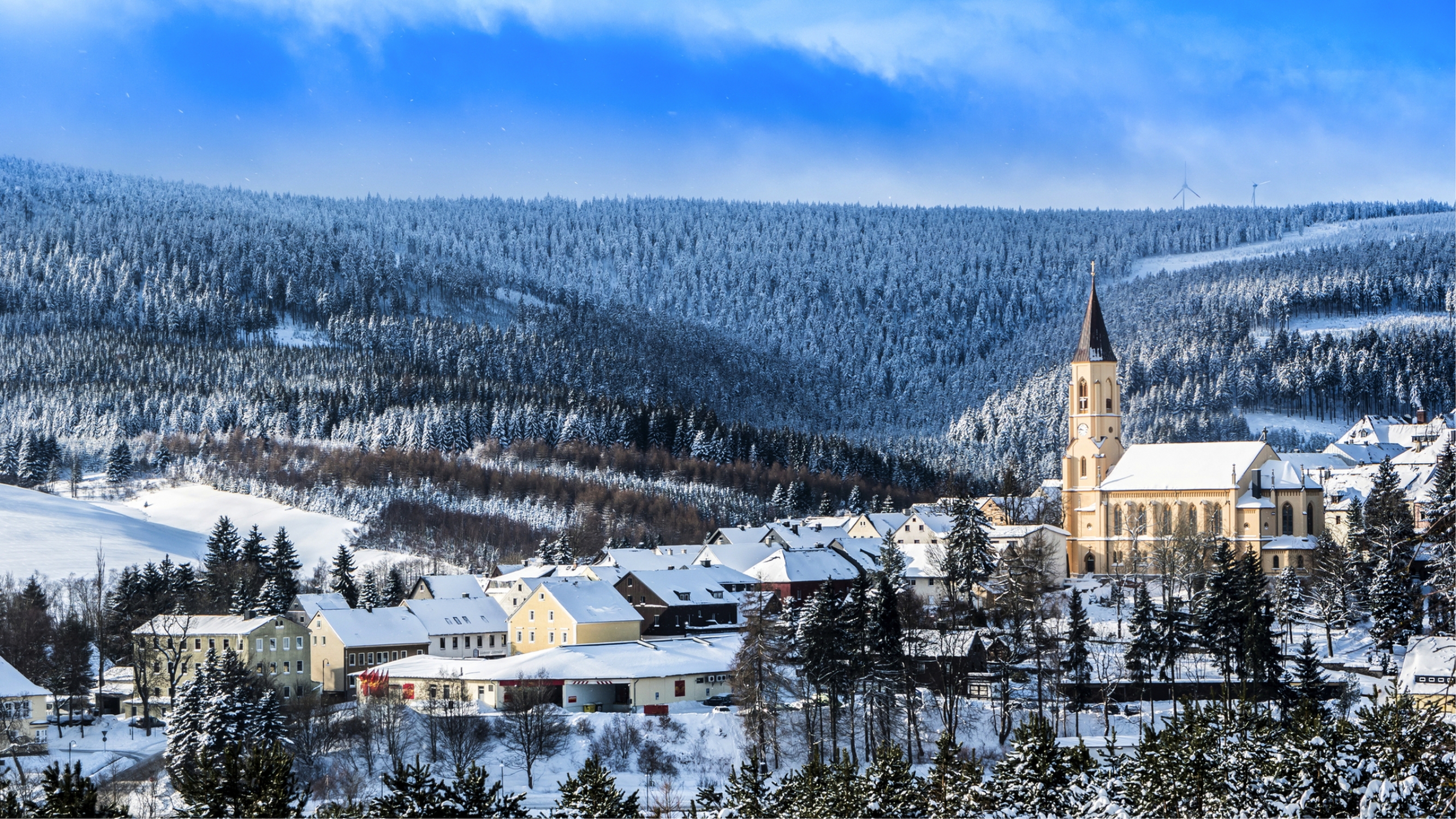 Oberwiesenthal im Erzgebirge, Deutschland