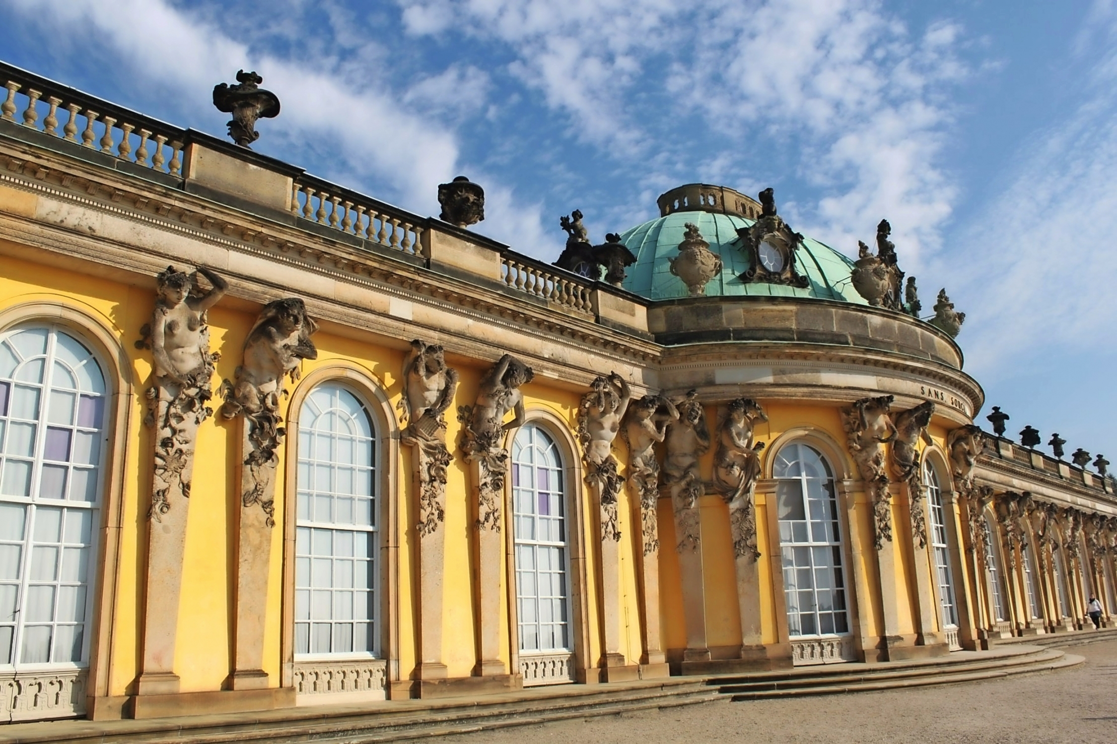 Schloss Sanssouci in Potsdam, Deutschland