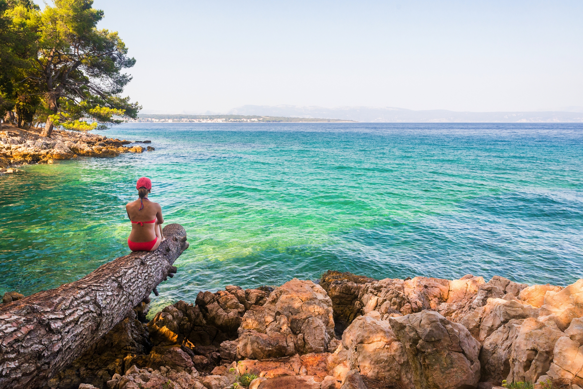 Strand in der Nähe von Malinska auf Krk