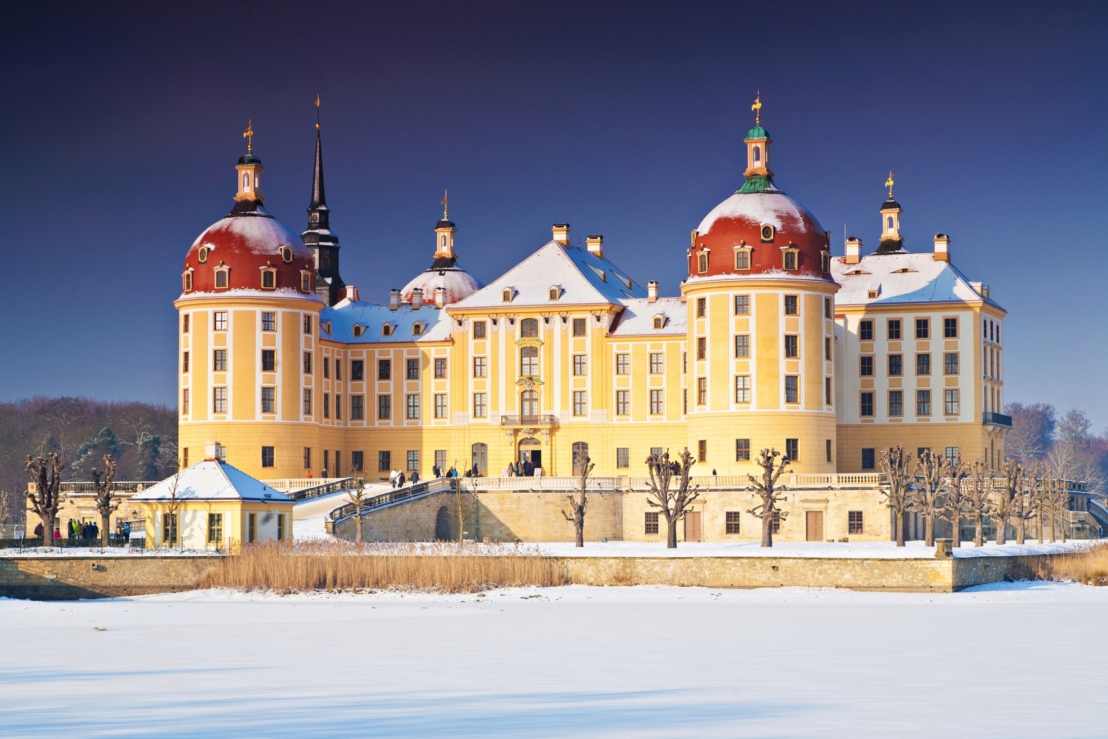 Schloss Moritzburg im Winter