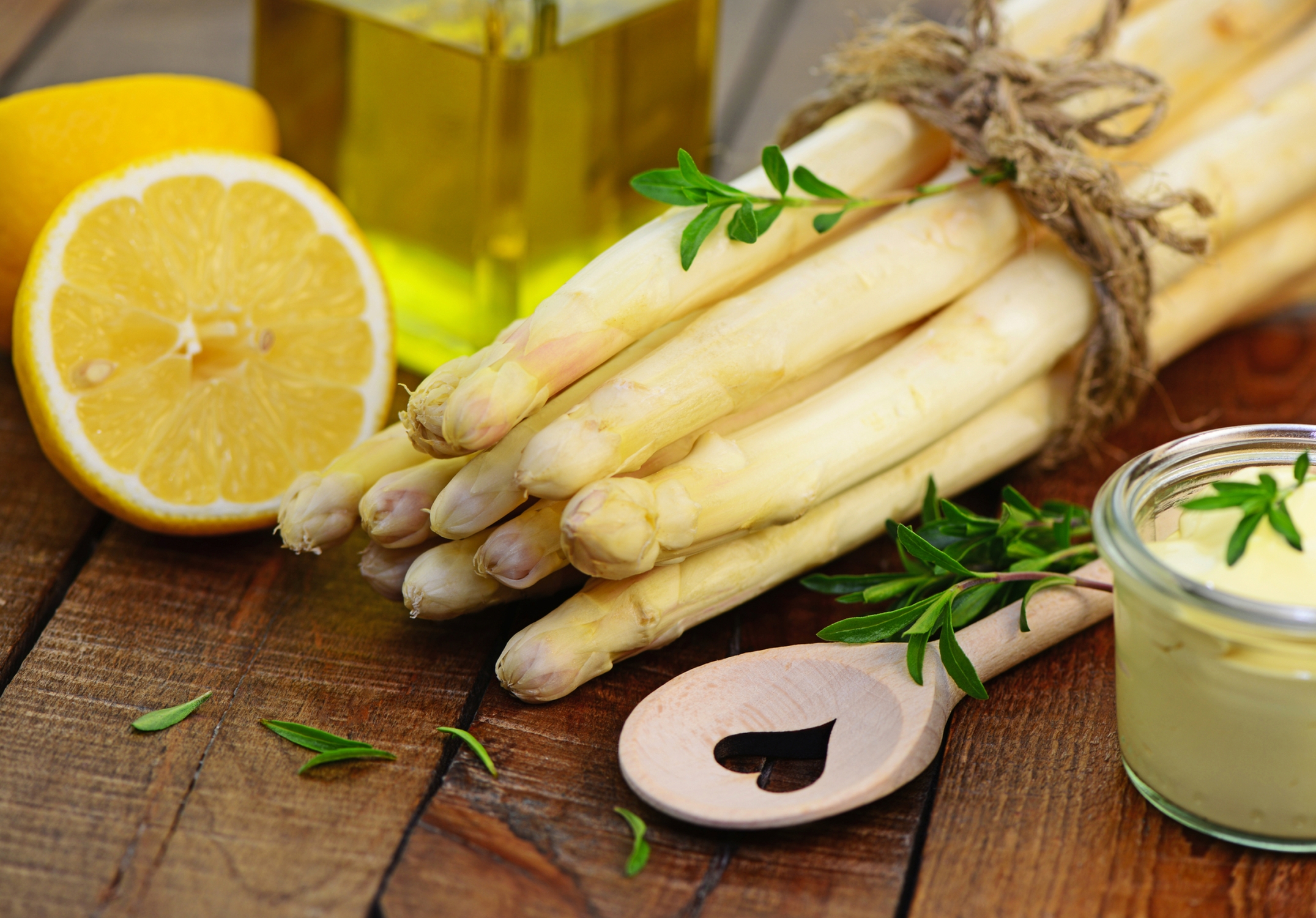 weißer Spargel
