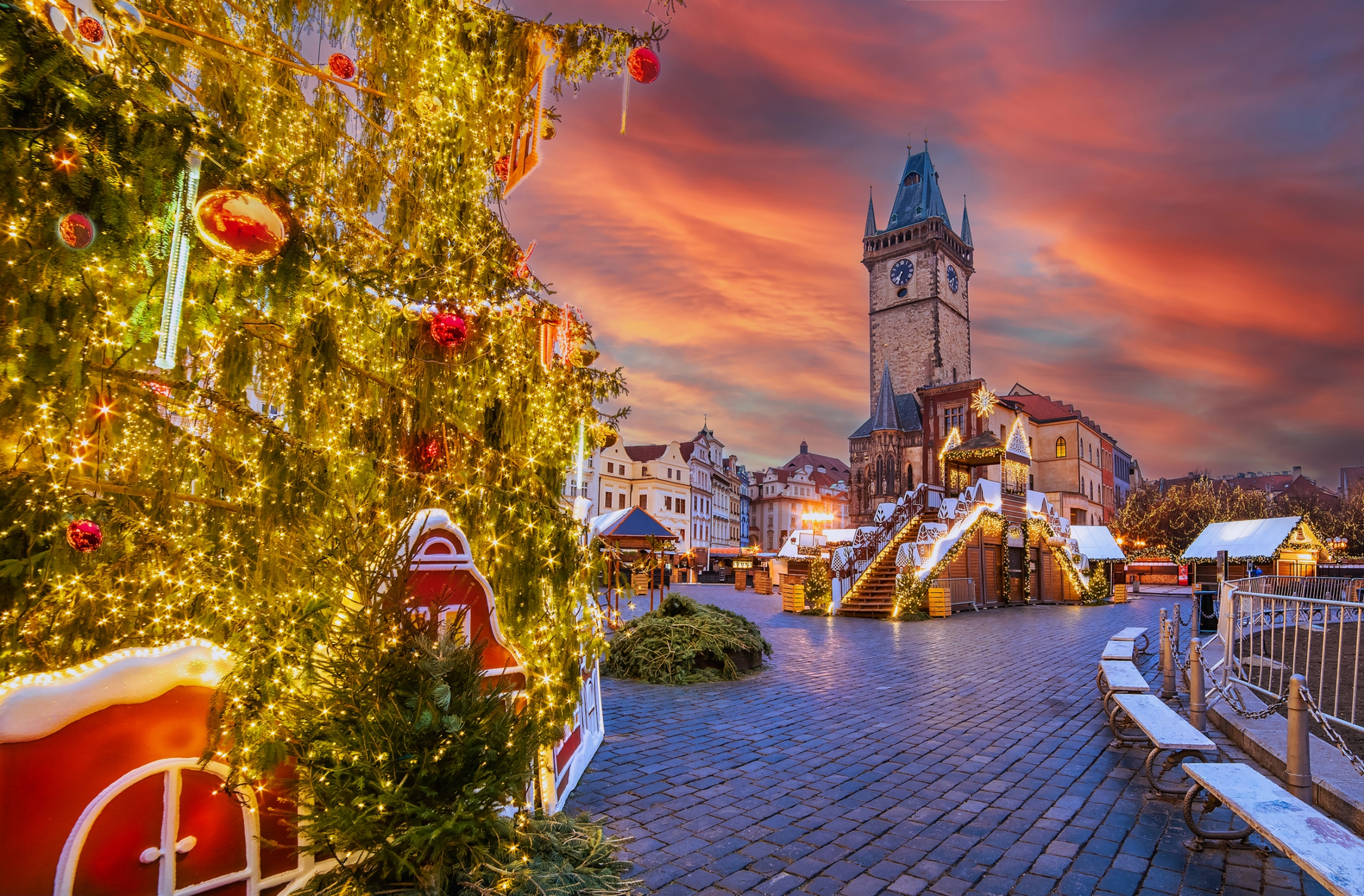 Weihnachtsmarkt in Prag
