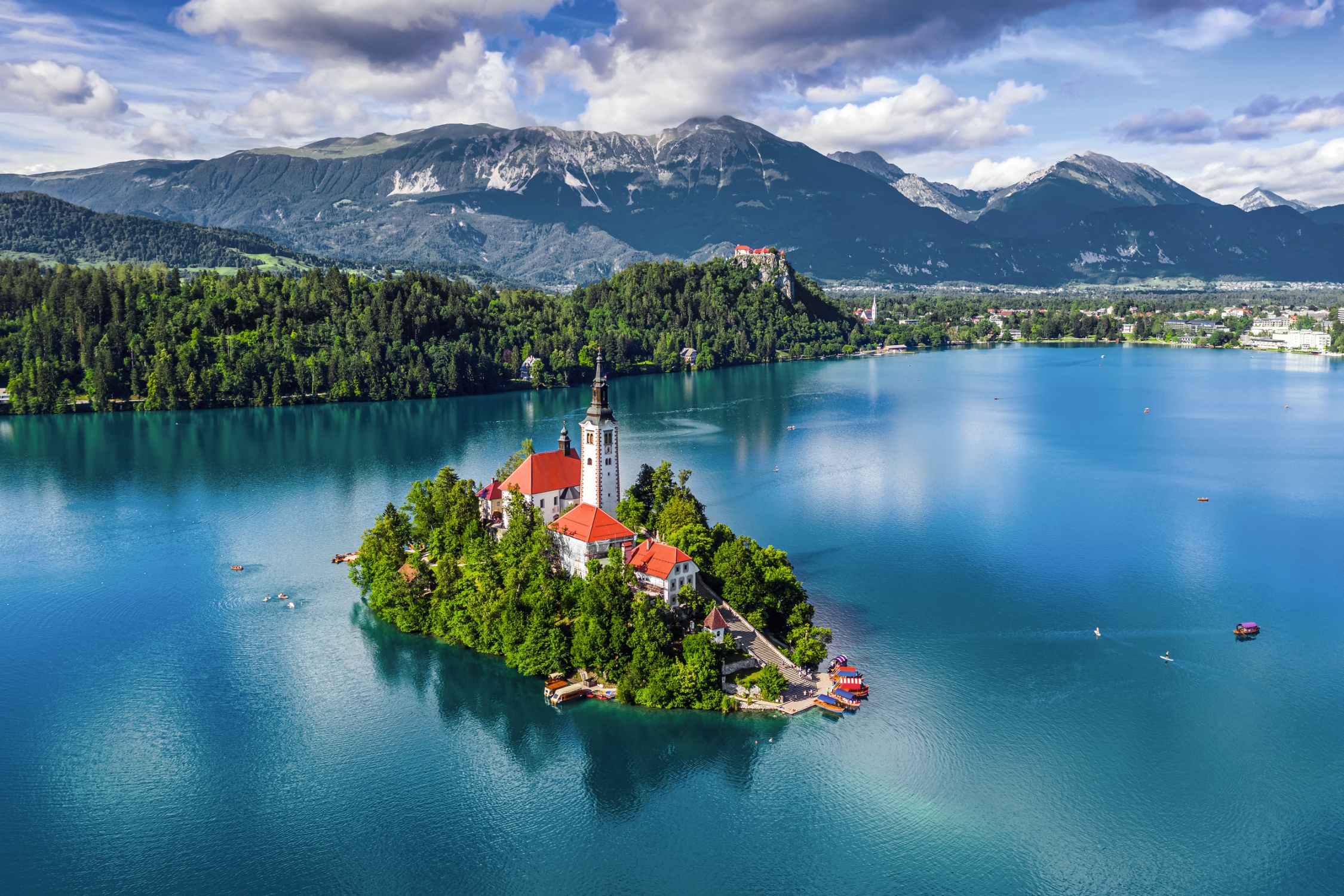 Blejski Otok im Bleder See, Slowenien