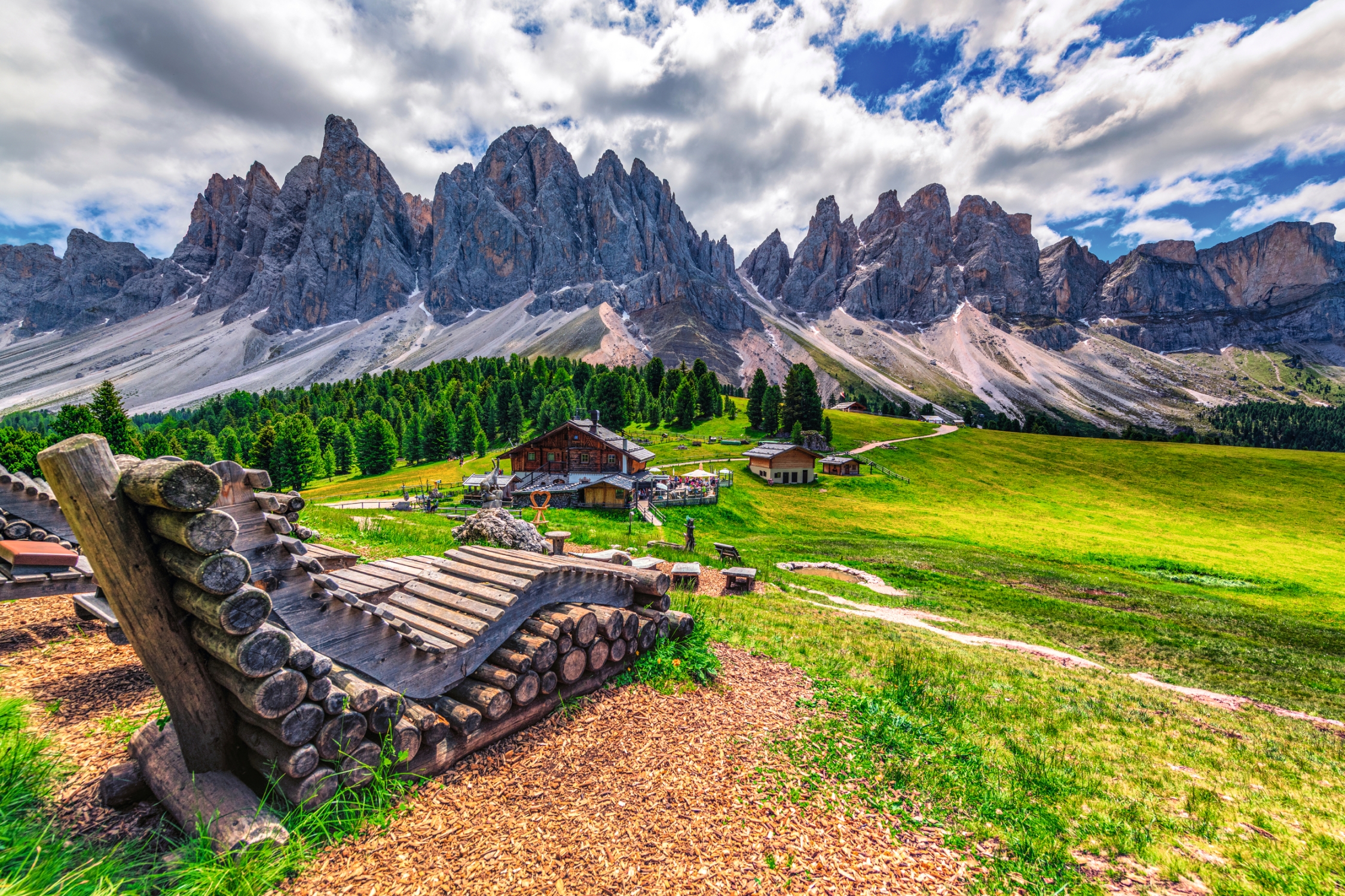 Geisleralm in den Dolomiten