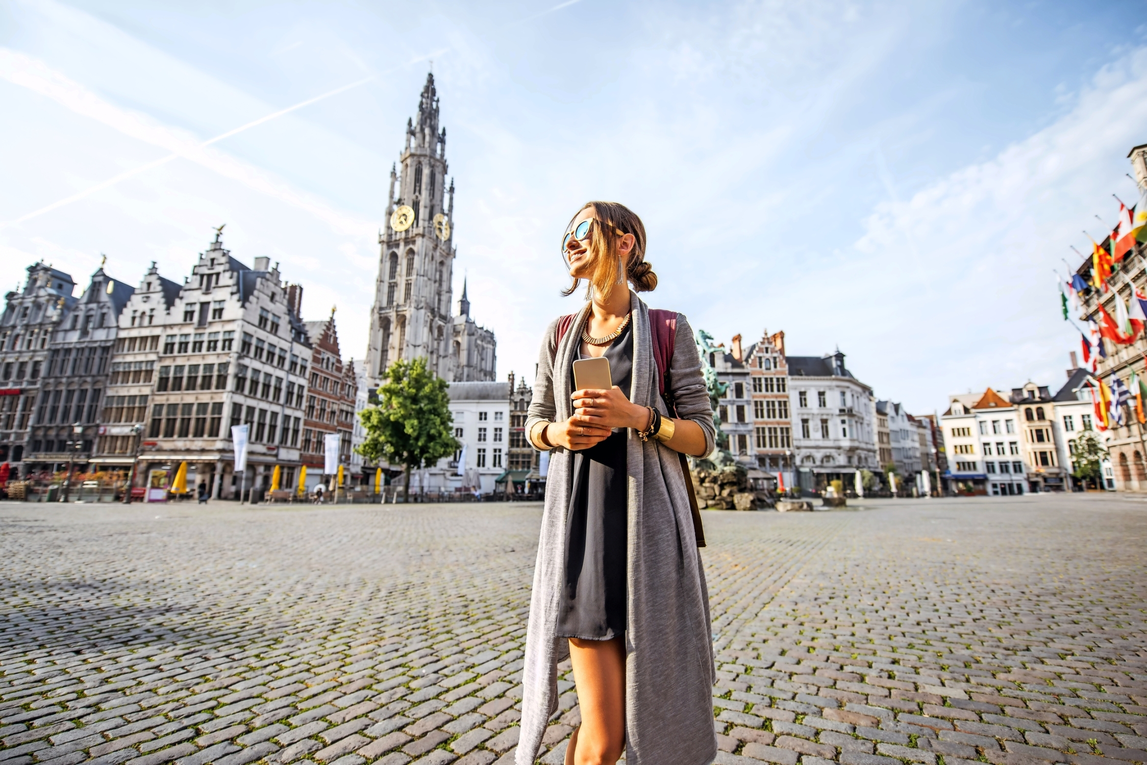 Grote Markt in Antwerpen, Belgien