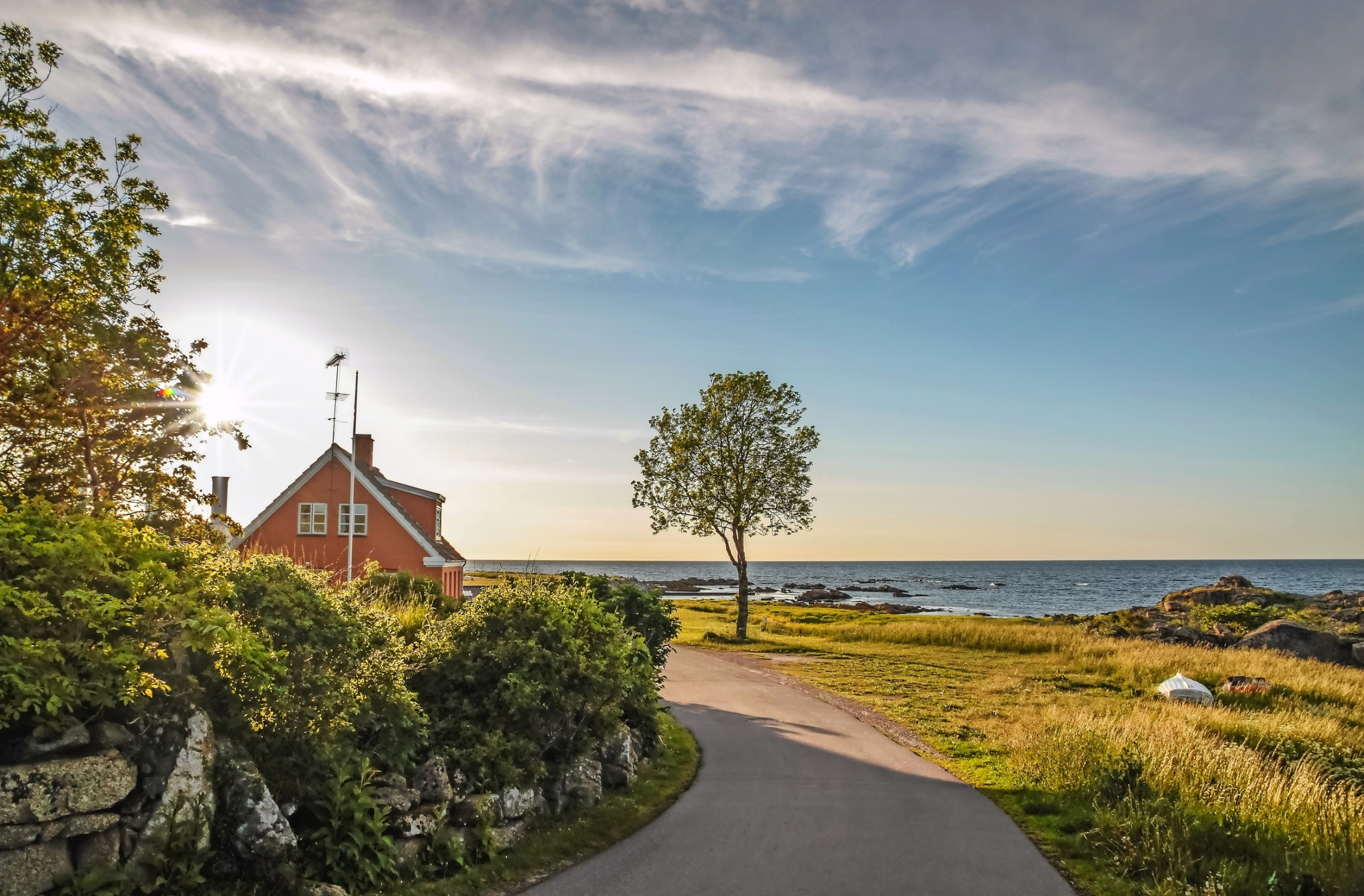 Küstenstraße auf Bornholm
